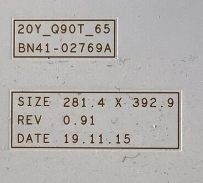 KIT DE LED'S PARA TV SAMSUNG (10 PIEZAS) / NUMERO DE PARTE BN96-50726A / BN41-02769A / K058P-243A / 20Y_Q90T_65 / PANEL CY-TT065FLLV2H / MODELO QN65Q90TAFXZA - Imagen 3